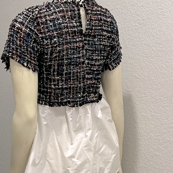 Zara Tweed Shirt Blouse sz Small - Picture 7 of 7